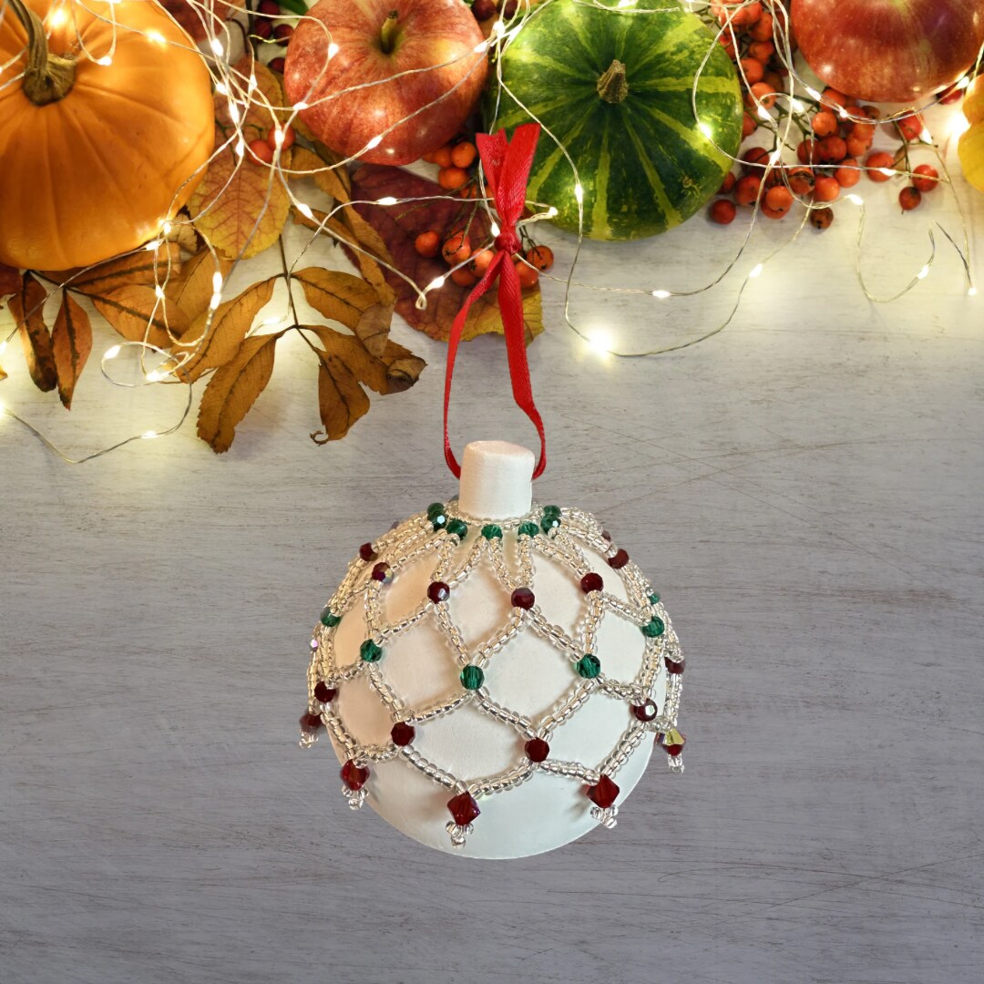 Crystal Netted Ornaments with John Bead @daniellewickesjewelry